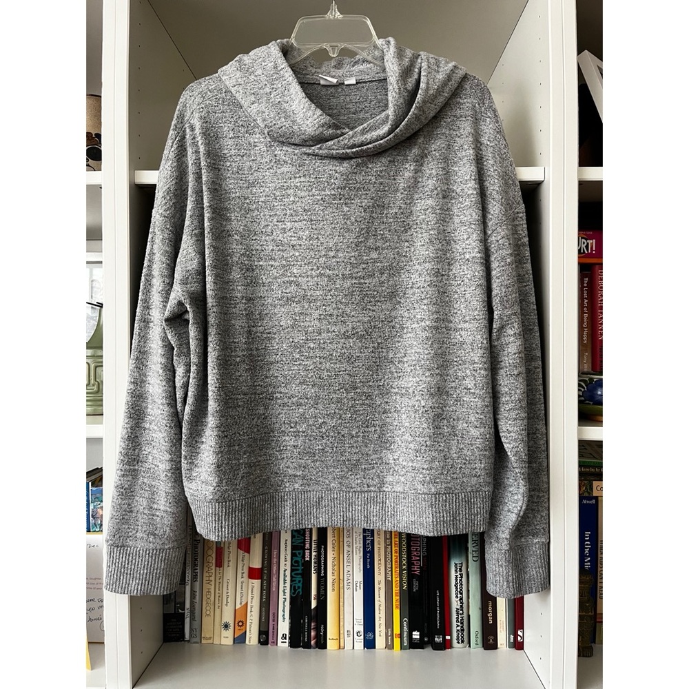 Old Navy light gray super soft hoodie, L